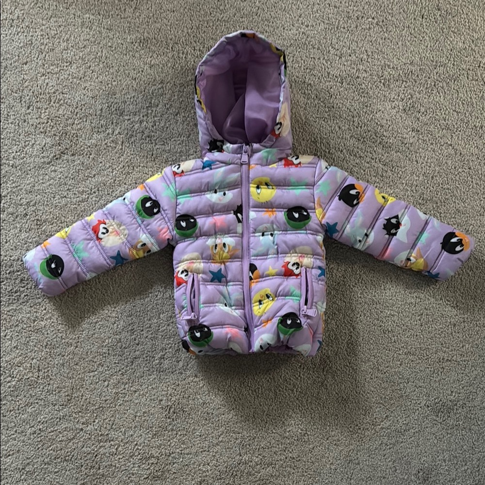 Girls 3T members only looney tunes jacket